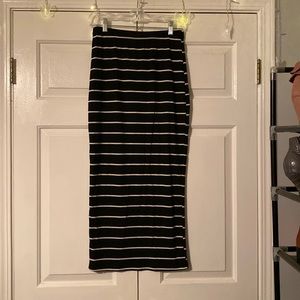 Striped Maxi Skirt